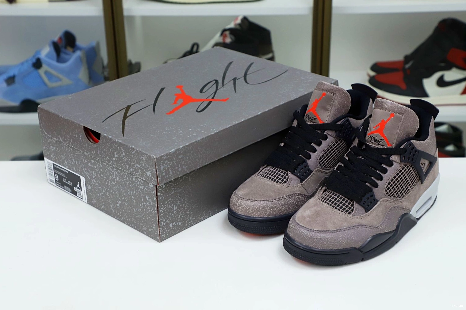 JORDAN HAZE' 'TAUPE AIR RETRO 4 0215